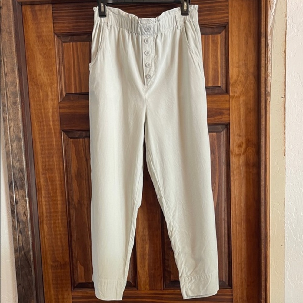 Side Stitch lightest sage green wide leg pant small